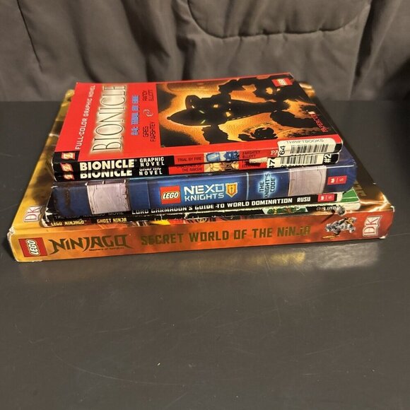 Lot of 6 Lego Books Ninjago Bionicle Ghost Ninja Nexo Knights NO TOYS JUST BOOKS - Picture 13 of 14